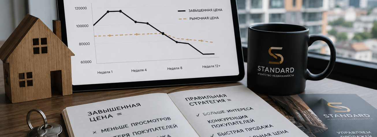 Почему завышенная цена не помогает продать квартиру дороже | АН STANDARD Одесса